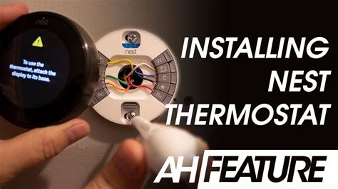 how to install nest thermostat on electrical box|google nest thermostat installation wiring.